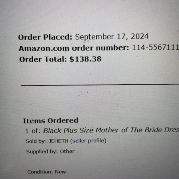 Black 28W Plus Size Sequined Satin Formal Dress - Picture 5 of 5